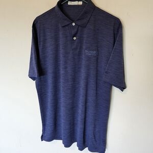 Peter Millar Featherweight Golf Polo Shirt  - Nucor Connecticut  - Size Large